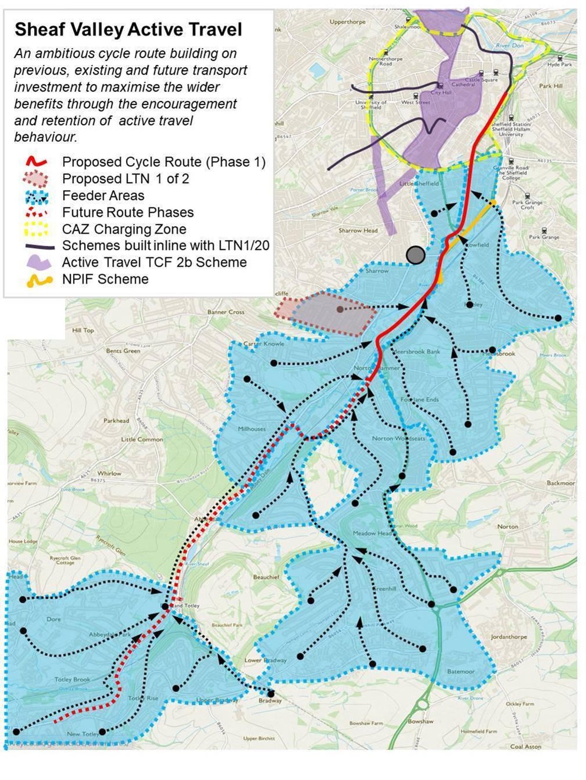 Petition to complete and extend the Sheaf Valley Cycle route to Dore